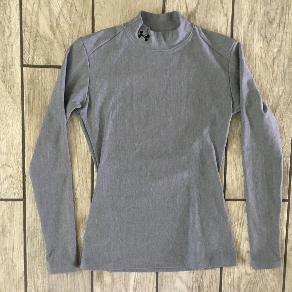 Under Armour Mock Turtleneck Shirt Long Sleeve S